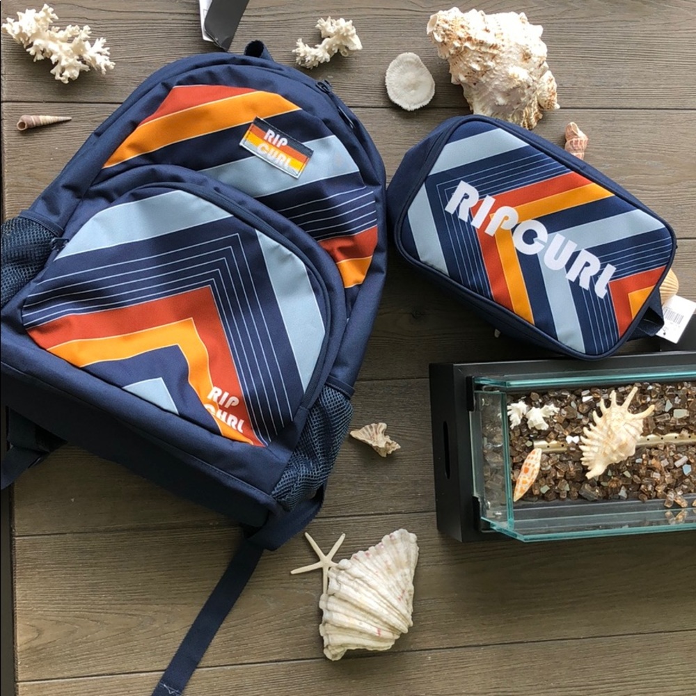 🌴🌼RIP CURL- RETRO BACKPACK🌼🌴 - Picture 1 of 12